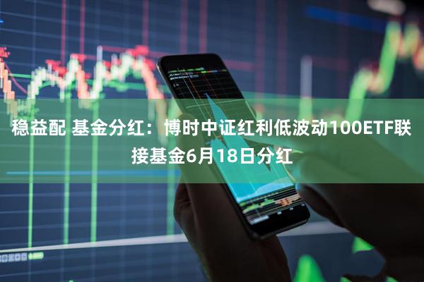 稳益配 基金分红：博时中证红利低波动100ETF联接基金6月18日分红